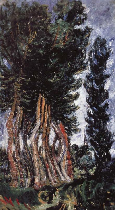 Poplars Clvry, Chaim Soutine